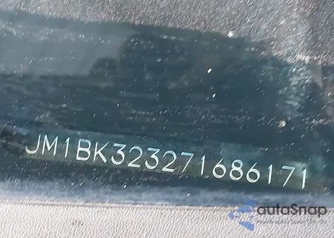 2007 Mazda Mazda3 S Touring z USA, uszkodzony, nr VIN JM1BK323271686171